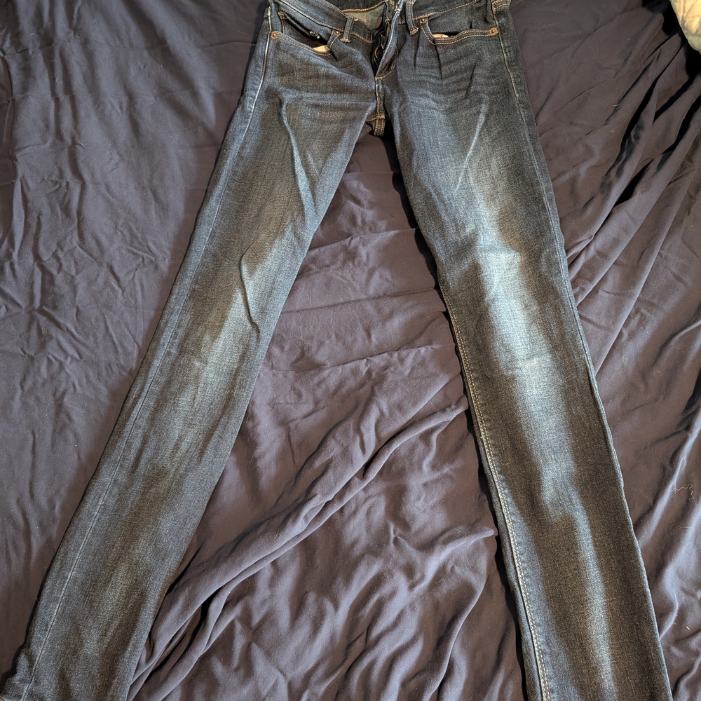 Dark Wash Skinny Jeans - Classic Indigo
